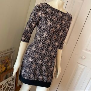 ☕️ Atmosphere Neutral Mandala Dress 3/4 Sleeve